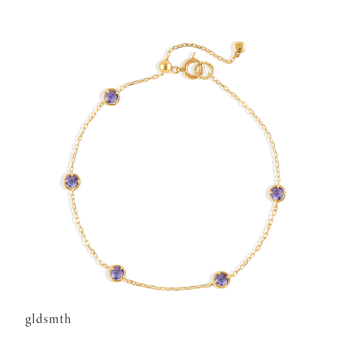 Yellow gold hot sale tanzanite bracelet