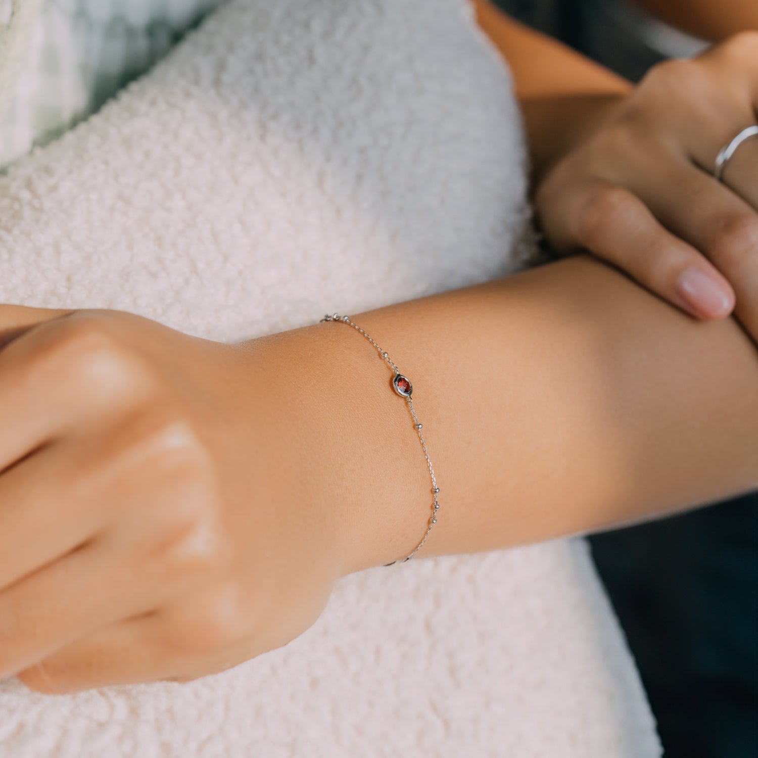 Cartier bracelet with discount birthstone