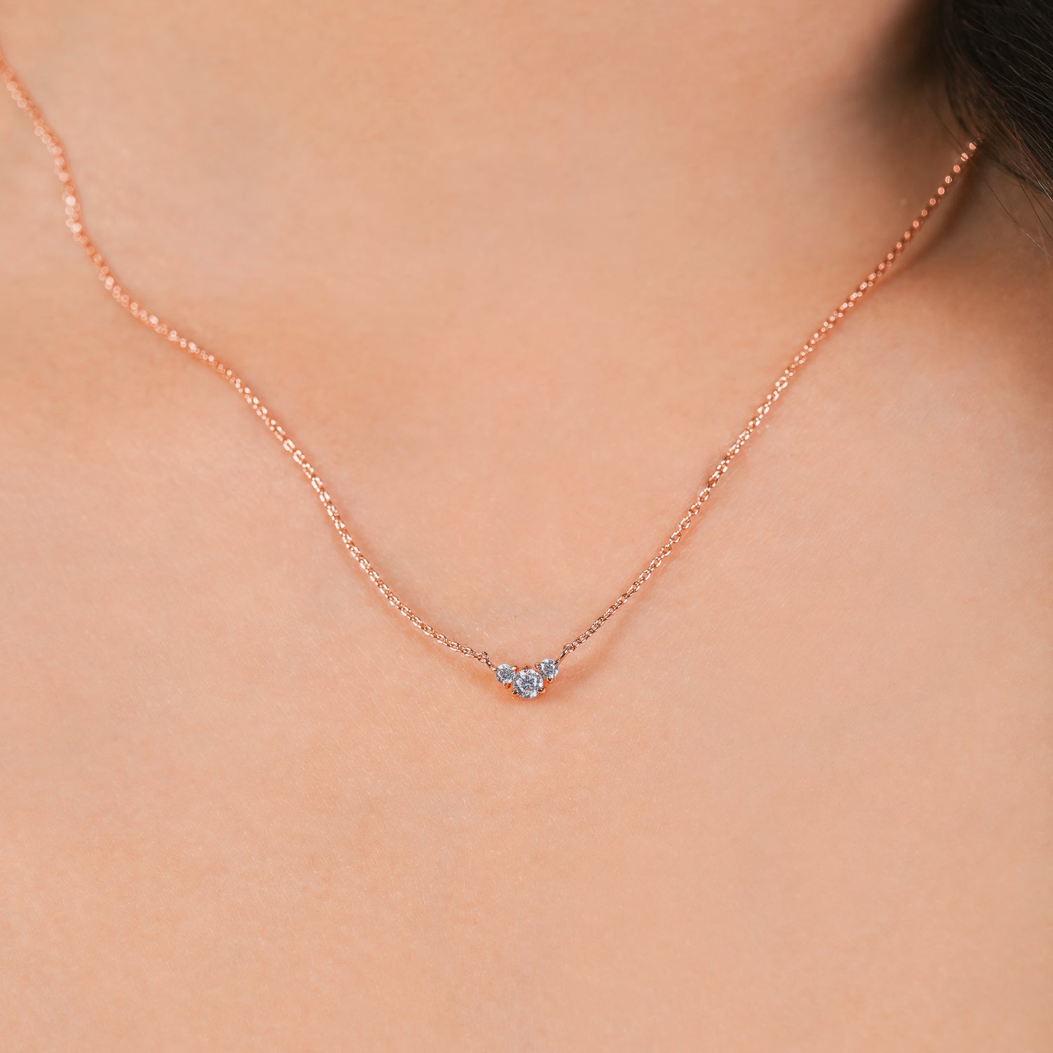 Pink Diamond Love Double Necklace [40+5cm] store