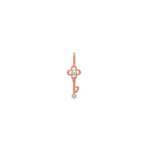 Rose Gold Numeric Key Pendant