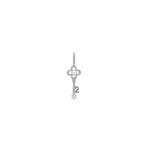 Silver Numeric Key Pendant