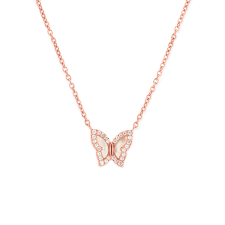 LV ROSE GOLD NECKLACE – Butterfly Boutique