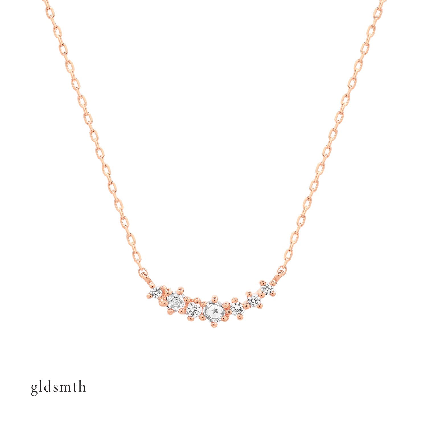 Dainty rose clearance gold chain